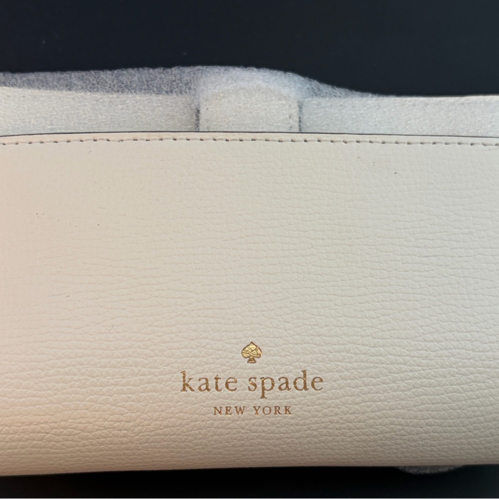 🌸 Kate Spade Phoebe Floral Applique Turnlock Medium Wallet - Picture 11 of 13